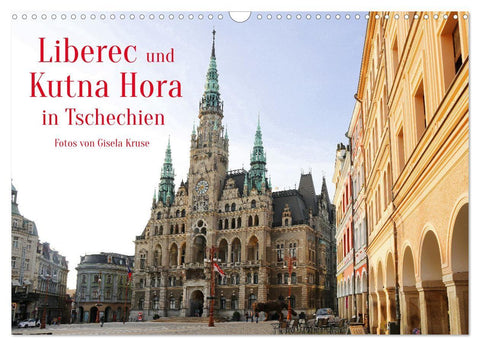 Liberec und Kutna Hora in Tschechien (Wandkalender 2027 DIN A3 quer), CALVENDO Monatskalender