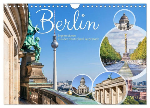 Berlin - Impressionen aus der deutschen Hauptstadt (Wandkalender 2027 DIN A4 quer), CALVENDO Monatskalender