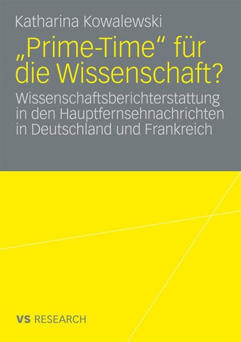 "Prime-Time" für die Wissenschaft?