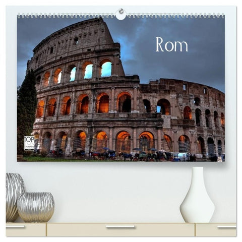 Rom (hochwertiger Premium Wandkalender 2027 DIN A2 quer), Kunstdruck in Hochglanz