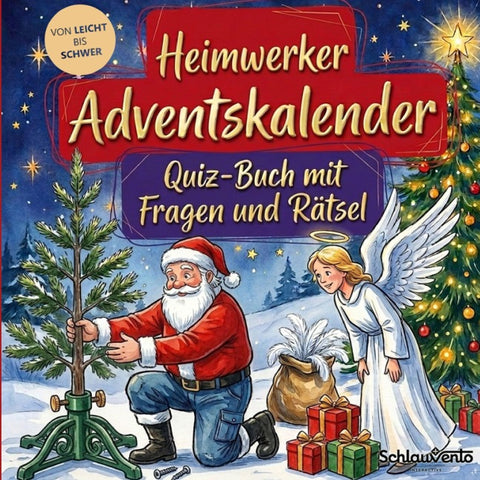 Heimwerker-Adventskalender: Quiz-Buch mit Fragen und Rätsel
