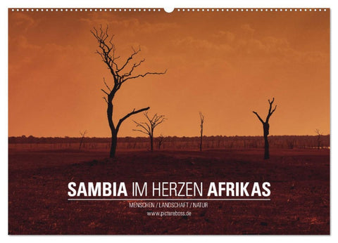SAMBIA IM HERZEN AFRIKAS (Wandkalender 2026 DIN A2 quer), CALVENDO Monatskalender