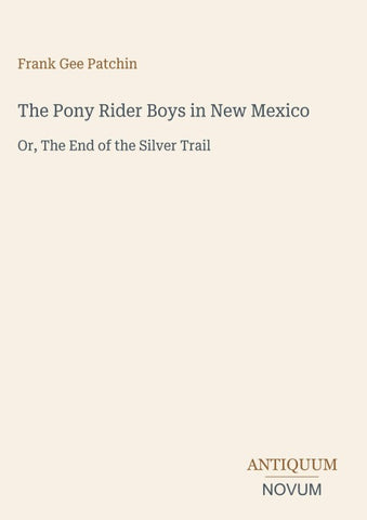 The Pony Rider Boys in New Mexico
