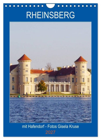 Rheinsberg mit Hafendorf (Wandkalender 2027 DIN A4 hoch), CALVENDO Monatskalender