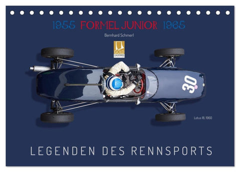 Legenden des Rennsports - Formel Junior 1955-1965 (Tischkalender 2027 DIN A5 quer), CALVENDO Monatskalender