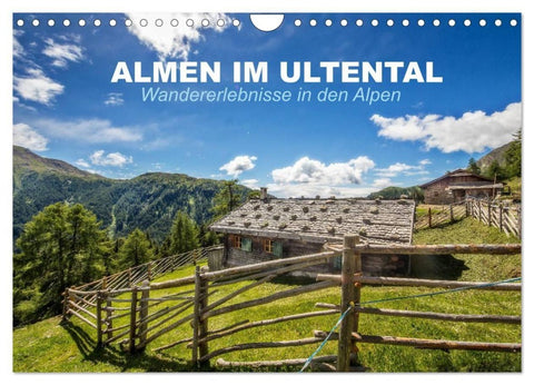 Almen im Ultental (Wandkalender 2027 DIN A4 quer), CALVENDO Monatskalender