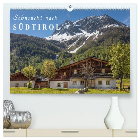 Sehnsucht nach Südtirol (hochwertiger Premium Wandkalender 2027 DIN A2 quer), Kunstdruck in Hochglanz