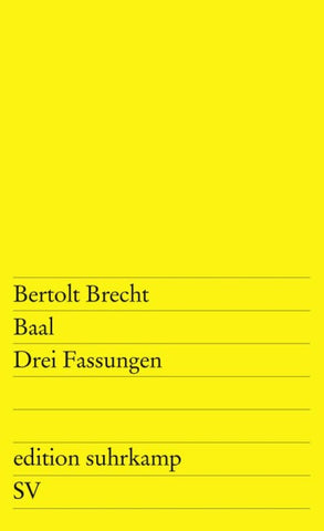 Baal. Der böse Baal der asoziale