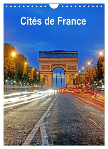 Cités de France (Calendrier mural 2027 DIN A4 horizontal), CALVENDO calendrier mensuel