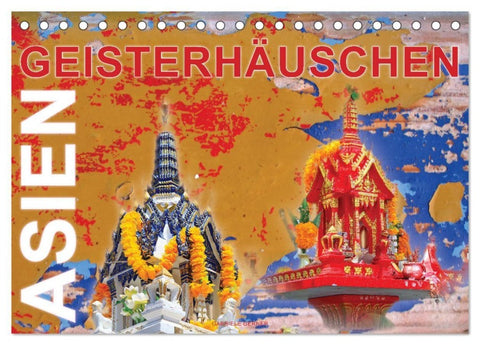 Asien Geisterhäuschen (Tischkalender 2027 DIN A5 quer), CALVENDO Monatskalender