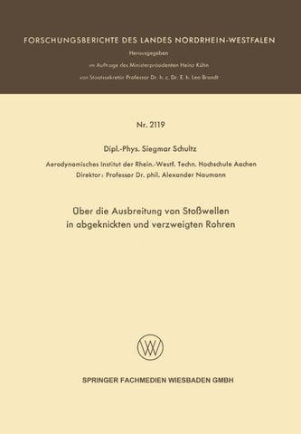 Über die Ausbreitung von Stoßwellen in abgeknickten und verzweigten Rohren