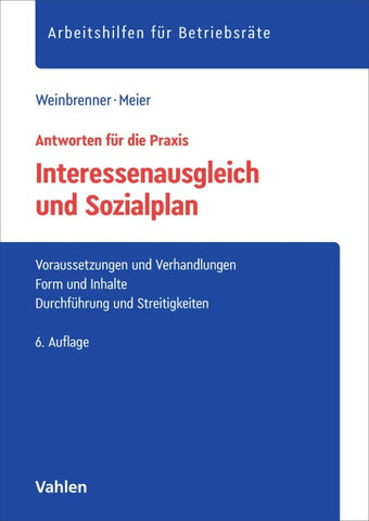 Interessenausgleich und Sozialplan