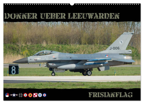 Donner ueber Leeuwarden (Wandkalender 2026 DIN A2 quer), CALVENDO Monatskalender