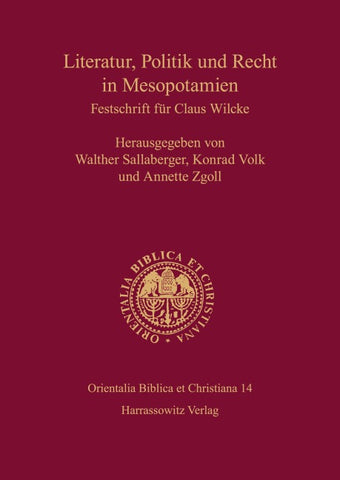 Literatur, Politik und Recht in Mesopotamien