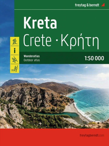 freytag & berndt Wanderatlas Kreta 1:50.000