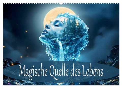 Magische Quelle des Lebens (Wandkalender 2027 DIN A2 quer), CALVENDO Monatskalender
