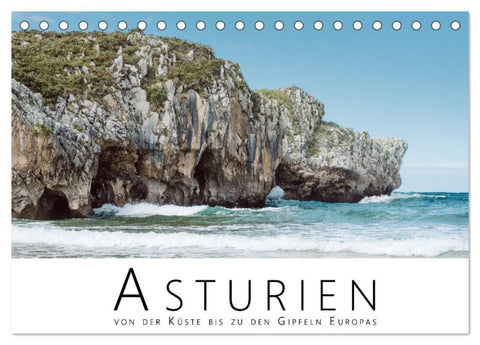 Asturien - Von der Küste bis zu den Gipfeln Europas (Tischkalender 2027 DIN A5 quer), CALVENDO Monatskalender