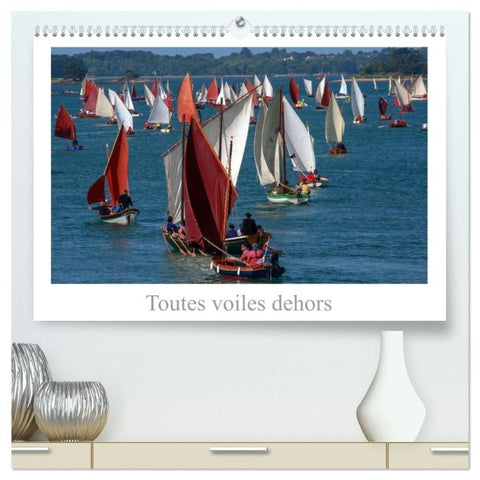 Toutes voiles dehors (Calendrier mural haut de gamme 2027 DIN A2 vertical), CALVENDO calendrier mensuel