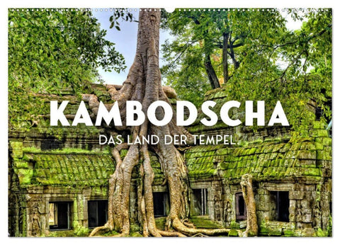 Kambodscha - Das Land der Tempel. (Wandkalender 2027 DIN A2 quer), CALVENDO Monatskalender