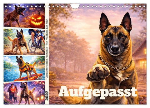 Aufgepasst (Wandkalender 2027 DIN A4 quer), CALVENDO Monatskalender