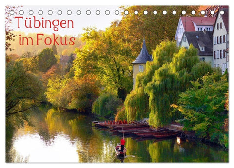 Tübingen im Fokus (Tischkalender 2027 DIN A5 quer), CALVENDO Monatskalender