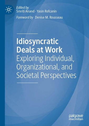 Idiosyncratic Deals at Work
