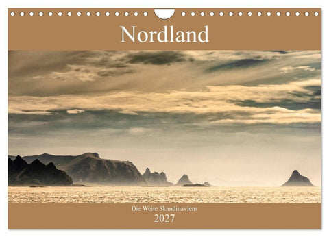 Nordland - Die Weite Skandinaviens (Wandkalender 2027 DIN A4 quer), CALVENDO Monatskalender