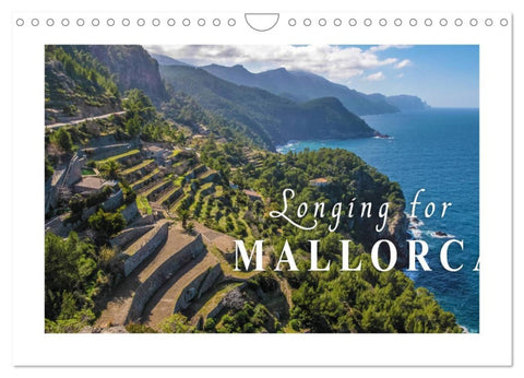 Longing for Mallorca (Wall Calendar 2026 DIN A4 landscape), CALVENDO 12 Month Wall Calendar