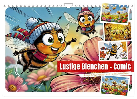 Lustige Bienchen - Comic (Wandkalender 2027 DIN A4 quer), CALVENDO Monatskalender