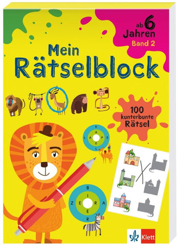 Klett Mein Rätselblock ab 6 Jahren Band 2