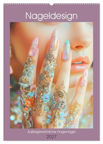 Nageldesign. Außergewöhnliche Fingernägel (Wandkalender 2027 DIN A2 hoch), CALVENDO Monatskalender