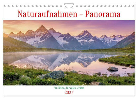 Naturaufnahmen - Panorama (Wandkalender 2027 DIN A4 quer), CALVENDO Monatskalender