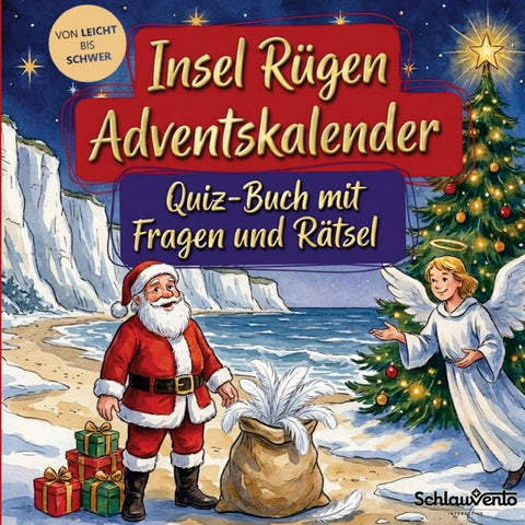 Insel Rügen-Adventskalender: Quiz-Buch mit Fragen und Rätsel