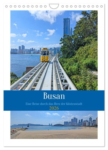 Busan - Eine Reise durch das Herz der Küstenstadt (Wandkalender 2026 DIN A4 hoch), CALVENDO Monatskalender