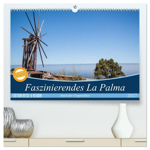 Faszinierendes La Palma (hochwertiger Premium Wandkalender 2027 DIN A2 quer), Kunstdruck in Hochglanz