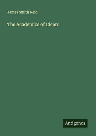 The Academics of Cicero