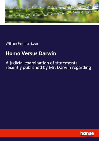 Homo Versus Darwin