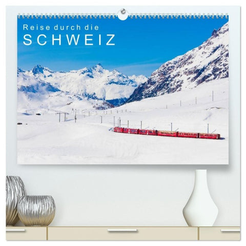 Reise durch die SCHWEIZ (hochwertiger Premium Wandkalender 2027 DIN A2 quer), Kunstdruck in Hochglanz