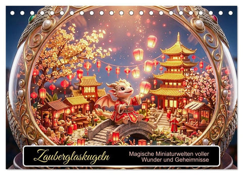 Zauberglaskugeln (Tischkalender 2027 DIN A5 quer), CALVENDO Monatskalender