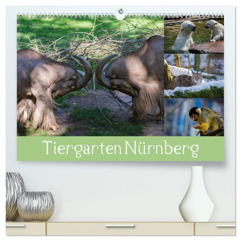 Tiergarten Nürnberg (hochwertiger Premium Wandkalender 2026 DIN A2 quer), Kunstdruck in Hochglanz