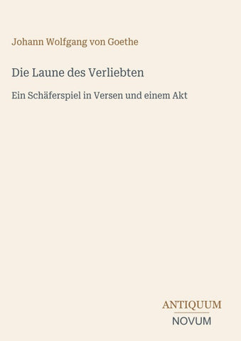 Die Laune des Verliebten