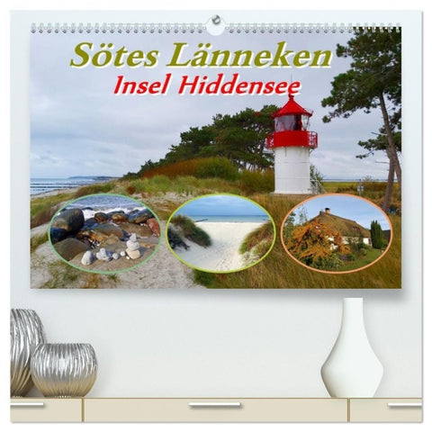 Sötes Länneken Insel Hiddensee (hochwertiger Premium Wandkalender 2027 DIN A2 quer), Kunstdruck in Hochglanz