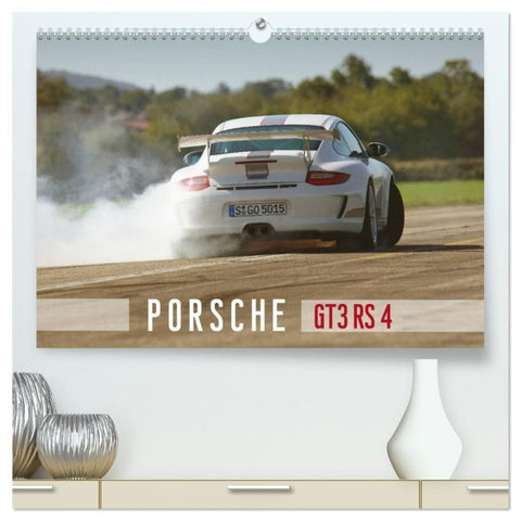 Porsche GT3RS 4,0 (hochwertiger Premium Wandkalender 2027 DIN A2 quer), Kunstdruck in Hochglanz