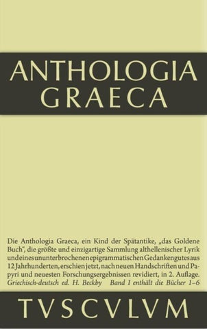 Anthologia Graeca / Buch I-VI