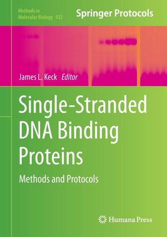 Single-Stranded DNA Binding Proteins