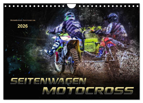Seitenwagen Motocross (Wandkalender 2026 DIN A4 quer), CALVENDO Monatskalender