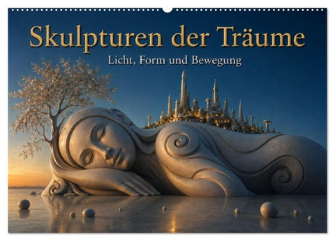 Skulpturen der Träume - Licht, Form und Bewegung (Wandkalender 2027 DIN A2 quer), CALVENDO Monatskalender