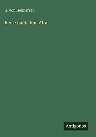 Reise nach dem Altai