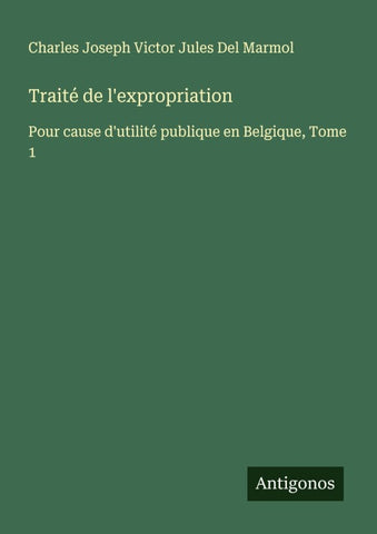 Traité de l'expropriation