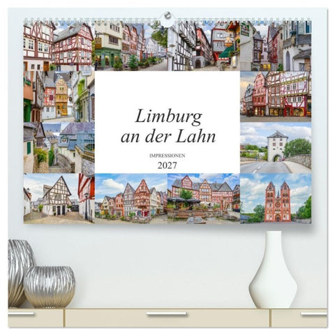 Limburg an der Lahn Impressionen (hochwertiger Premium Wandkalender 2027 DIN A2 quer), Kunstdruck in Hochglanz